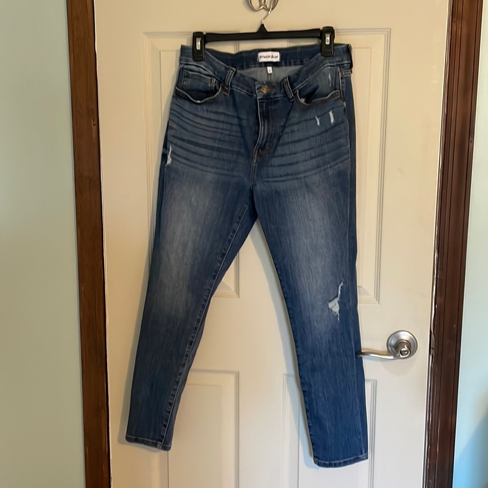 Studio blue cropped jean